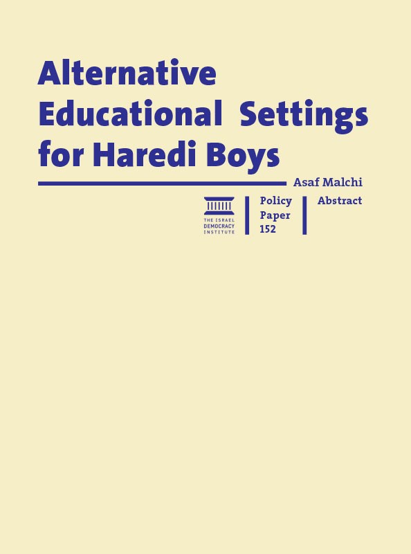 Alternative Education Settings for Haredi Boys