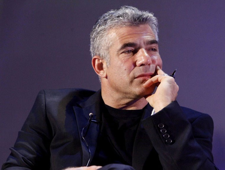 Yair Lapid in a Splinter Party Arena