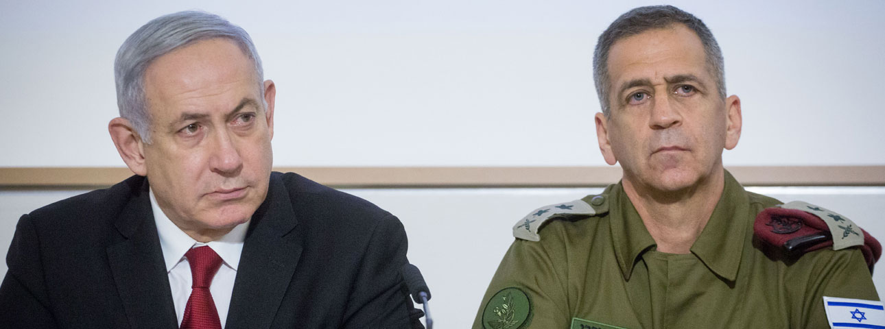 Benjamin Netanyahu and Aviv Kochavi