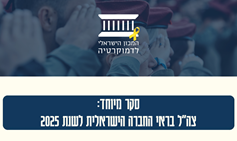 צה"ל בראי החברה הישראלית לשנת 2025