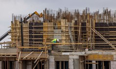 אתר בניית דירות מגורים בצפת, ארכיון | Photo by David Cohen/Flash90