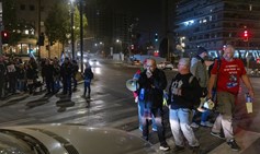 הפגנה בסמוך למעון ראש הממשלה, ירושלים, פברואר 2026 | Photo by Yonatan Sindel/Flash90