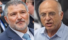 יו"ר ועדת הבחירות המרכזית, השופט נעם סולברג, וראש השב"כ, דוד זיני